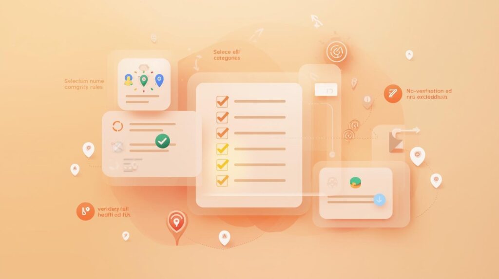 google business profile category